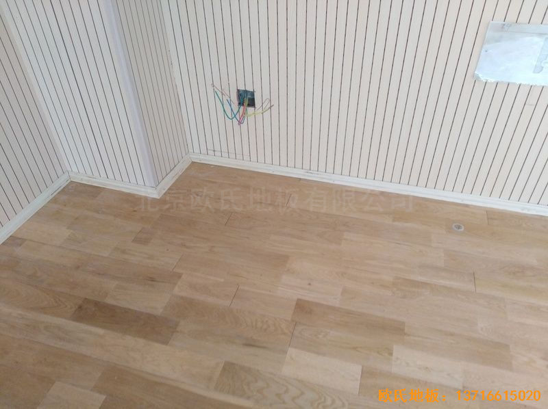 上海嘉定區大居小學運動地板鋪設案例