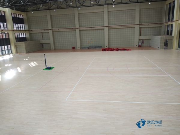 板式龍骨運動籃球木地板廠家報價