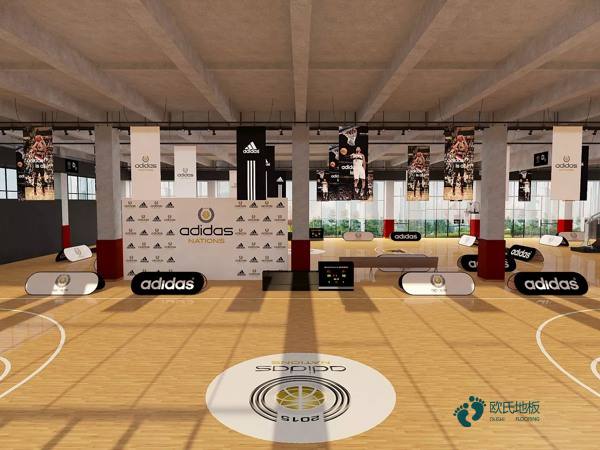 學校籃球場館木地板檢測方法