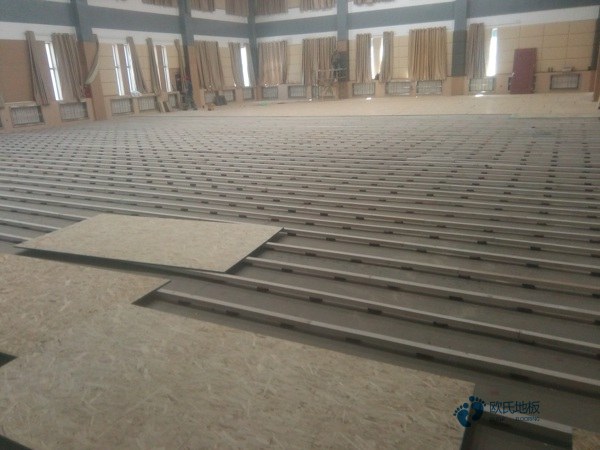 雙層龍骨運動型地板環保嗎