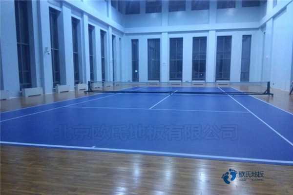 國產體育運動地板施工團隊2