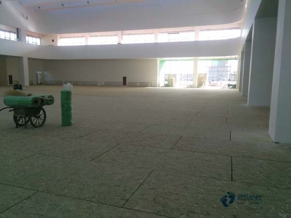 國(guó)產(chǎn)運(yùn)動(dòng)型木地板施工1